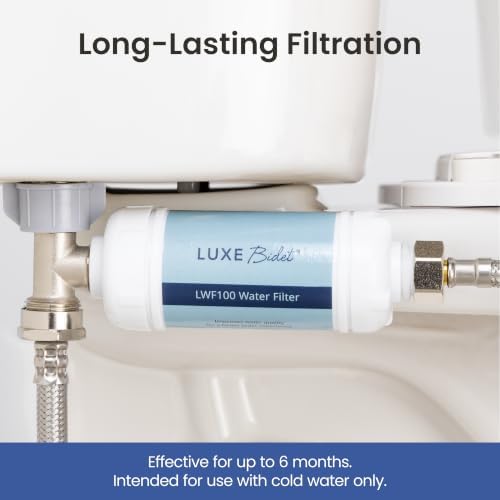 LUXE Bidet 4-in-1 Filtration Water Filter, 1/2" x 1/2" - Image 6
