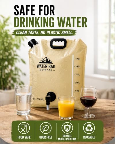 3.17 Gallon/12L Collapsible Water Container with Spigot - Image 6