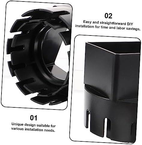 PVC Downspout Adapter for Rainwater Collection, Black - Image 7