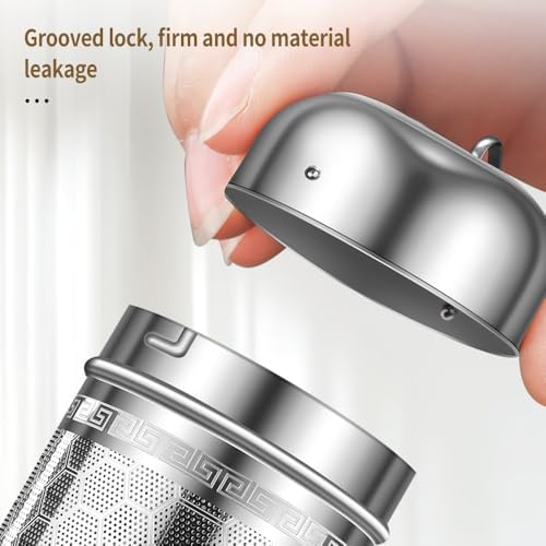 Tea Strainers for Loose Tea, Extra Fine Mesh Tea Infuser, 316 Stainless Steel with Extended Chain Hook, Loose Leaf Tea Steeper for Black Tea, Rooibos, etc (1 Pack - Large) - Image 6