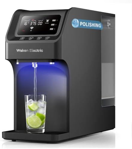 Waken Electric Countertop RO Water Filter System, Obsidian Black by WakenElectric