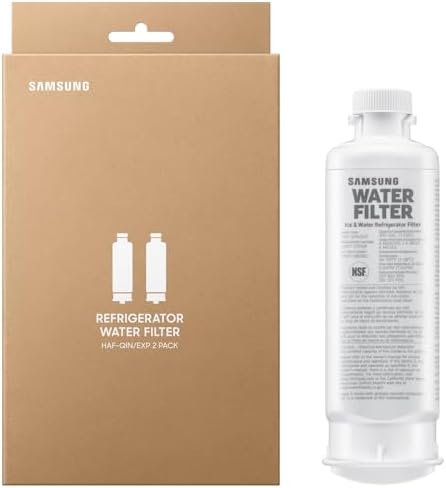 Samsung HAF-QIN-2P/EXP Genuine Refrigerator Water Filter, Reduces 99% of Harmful Contaminants for Clean, Clear Drinking Water, 6-Month Life, Easy Install, Pack of 2 - Image 6