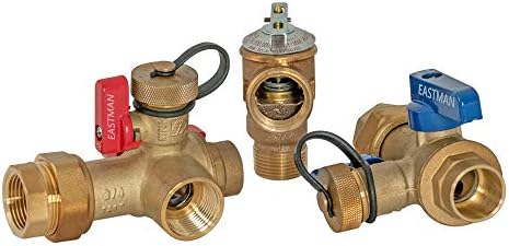 Eastman Tankless Water Heater Service Valve Kit, 3/4 Inch FNPT Union x 3/4 Inch FIP Service Valves, Brass Plumbing Fitting, 60204 - Image 6
