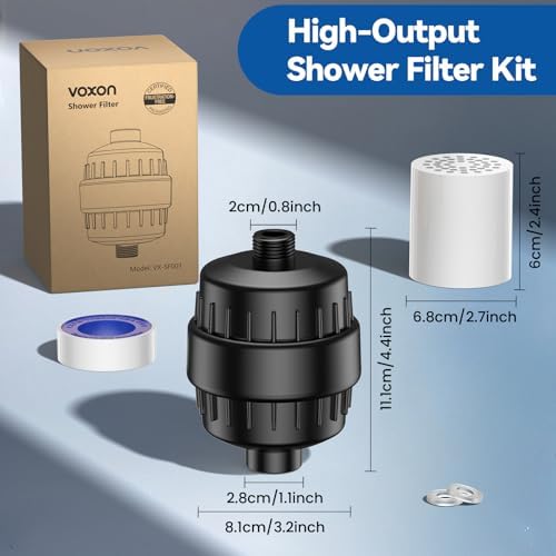 VOXON 36-Stage Shower Filter 99.99% Removal for Chlorine & Heavy Metals - Image 6