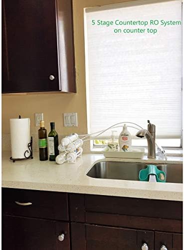 Mineral 5-Stage Countertop MyWaterClub Reverse Osmosis Water Purification System, 100 GPD Membrane, with Post re-Mineralization Filter. Dual Connection: Faucet and Garden/Laundry Hose Adapter - Image 7