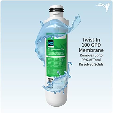 AquaticLife Twist-In RO/DI Replacement Kit, 100 GPD, 4-Piece - Image 5