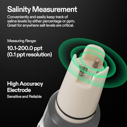 VIVOSUN 3-in-1 Digital pH Meter with ATC, ±0.1 pH Accuracy Water Quality Tester, 0-14.0 pH Measurement Range for Hydroponics, Household Drinking, Pool and Aquarium - Image 6