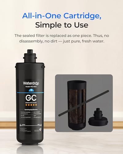 Waterdrop 2PPGC Replacement Water Filter for TSA & TSB & TSA-UF & TSB-ALK - Image 6