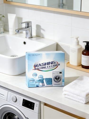 Washing Machine Cleaner Tablets,Deep Cleaning Descaler and Suitable for Most Washer Machine Cleaner Front Loader and Top Load,Powder Cleaner for Washing Machines and Dishwasher Pods (12) - Image 7