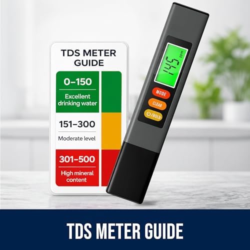 Craft911 Water Tester for Drinking Water - TDS Meter (Professional - Gray) - Image 4