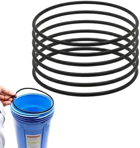 Ganivsor 6-Pack 151120 OR-34 Water Filter Replacement O-Ring, Heavy Duty Buna-N Rubber Seal for 10" and 20" Standard Housings, Compatible with Pentek, Culligan, American Plumber, Leak-Free Performance by Ganivsor
