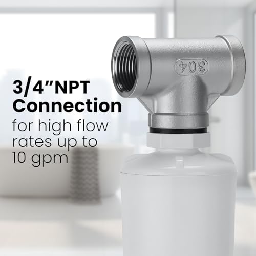 MEASUREMAN 3/4''NPT Whole House Scale Inhibitor Filter - Anti-Limescale Protection for Hot Water Heaters, Pipes & Appliances, Prevents Buildup, Extends System Lifespan - Image 7