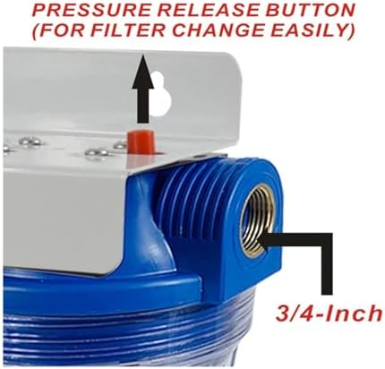 1PCS Whole House Water Filtration System 3/4" Brass Port, not Include The Filter cartridges - Image 3