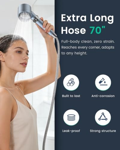 Filtered Shower Head with Handheld 4PCS Filters ShowerHead - Image 7