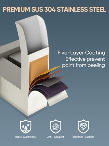 Cobbe Waterfall Bathroom Faucet, Brushed Nickel 4 Inch Centerset 3 Hole - Image 6