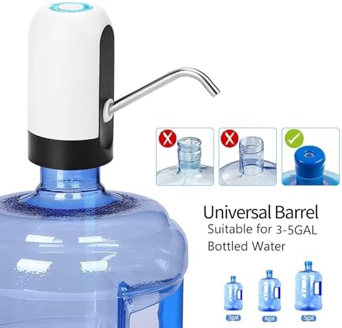 Myvision 5 Gallon Water Dispenser,Portable USB Charging Water Bottle Pump - Image 6