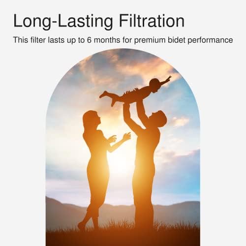 Brondell SWF44 Swash Bidet Filter, Premium Carbon Water Filtration System for Electric Bidet Toilet Seats, Lasts Up to 6 Months - Image 7