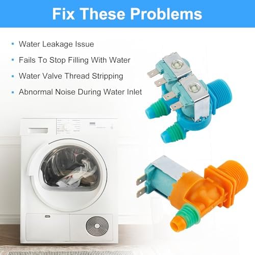 2 Pack Cold & Hot Water Inlet Valve Compatible with Samsung Washing Machine - Image 7