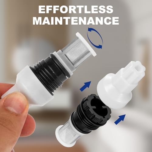 H98-510-S for tankless Water Heater Filter for Rinnai tankless Water Heater (2 Tankless Water Heater Inlet Screen Assembly+1 Filter Removal Tool and 2 Removal Wrenches) - Image 7