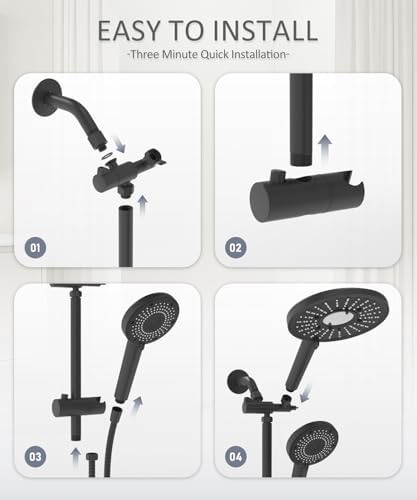 Filtered Shower Head with Handheld High Pressure Shower Head with Filters - Image 7
