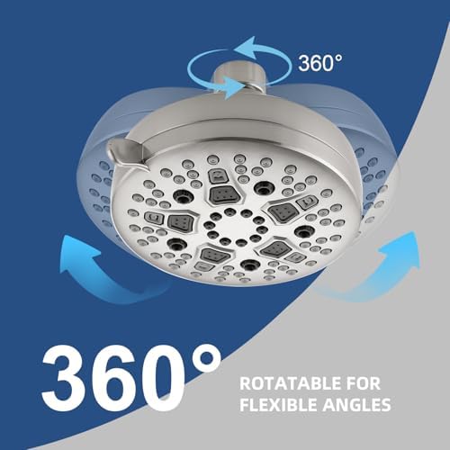 High-Pressure Rainfall Shower Head, 7 Adjustable Spray Modes – Luxurious Premium Water-Saving Design, 40-Second Installation, Adjustable & Easy-to-Clean Bathroom Shower Head - Image 7