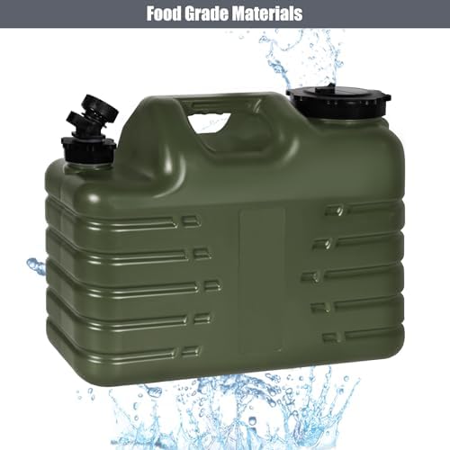 RedSwing 4 Gallon/15L Thickened Water Jug, Camping Water Container, Truly No Leakage Water Storage with Spigot, Large Military Water Tank,BPA Free Portable Overlanding Gear for Outdoors,Hiking,Green - Image 7