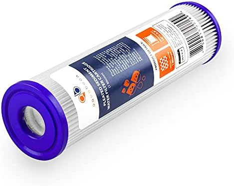 Aquaboon Pleated Sediment Filter 1 Micron 10 x 2.5 Water Filter 50-Pack - Image 6