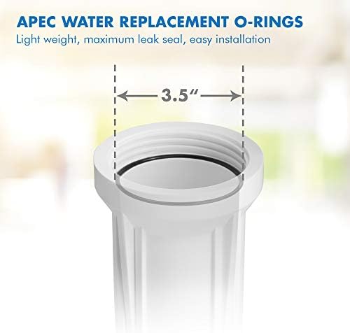 APEC Water Systems Replacement O-Ring for ROES-50 3.5" OD Reverse Osmosis Water Filter Housings with Lubricant (O-Ring-Combo-B) - Image 4