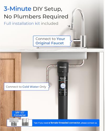 Waterdrop 17UA Under Sink Water Filter System, 3 Years - Image 6