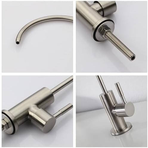 Stainless Steel Kitchen Sink Water Filter Drinking Swan Neck Tap Single Cooling Plating,Plating - Image 4