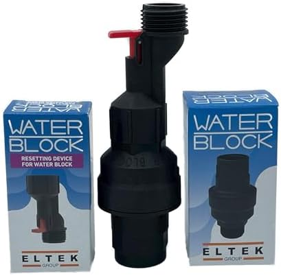 Water Block Automatic Toilet Leak Detector & Shutoff Valve Kit - Stops Leaks, Prevents Floods & Property Damage, Saves Money & Conserves Water - Includes Fittings - Tight Space Horizontal Installation - Image 7