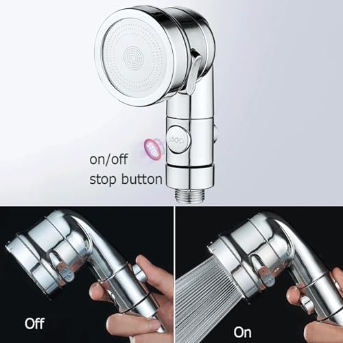 Sink Faucet Sprayer Attachment - Salon Shampoo Bowl Spray Head, Pedicure Chair Shower Head With Stop Water-saving Function, Adjustable Handheld Sprayer for Salon & Spa Chairs - Image 6