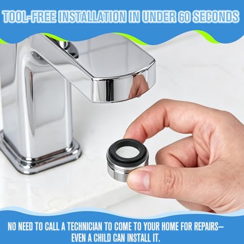 4Pcs Faucet Aerator Replacement, 15/16" 24mm Honeycomb Anti-Splash High Flow Water Saving Sink Aerators M24 Male Thread, Universal Bathroom Kitchen Faucet Parts - Image 7
