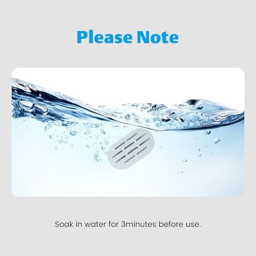 MISFANS Ceramic Cat Water Fountain Filters, 12 Filters and 12 Sponges - Image 7