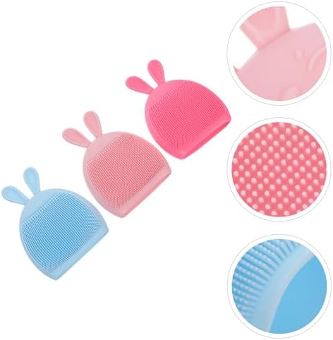 3pcs Baby Kids Silicone Shower Brush Gentle Massage for Bath Time Xmas - Image 7