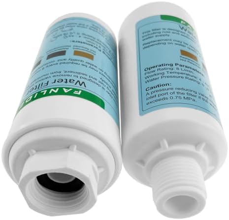 Bidet water filter for electronic bidet seats, Toilet water filter system, 1/2" Threads, 5pcs filters + 2pcs adapters, compatible with 1/2" 1/4" 3/8" Bidet water hose - Image 6