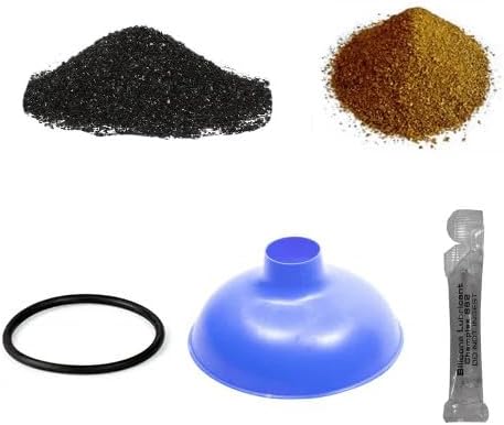 Pelican Water Systems Compatible Replacement Activated Carbon and KDF-55 Kit for PC600 Carbon Filter by The+HVAC+Genius