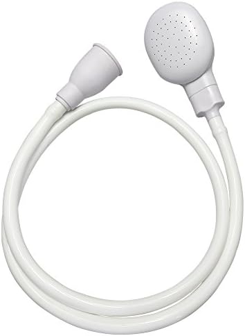 Portable Shampoo Sink Spray Hose, Faucet Attachment with Nozzle for Hair Washing, Baby & Pet Bathing, Vegetable Rinsing, White (White, 1M/41.5IN) - Image 7