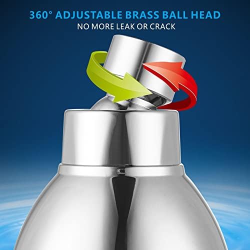 High Pressure Shower Head - Powerful Bathroom Pressure Boosting Showerhead - Perfect Universal Replacement for Rain Shower Heads(Chrome) - Image 6