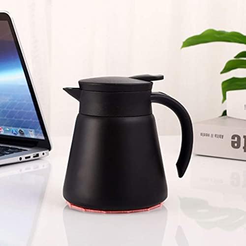 Thermal Coffee Carafe Tea Pot 20 Oz Stainless Steel Insulation Pot Double Wall Vacuum Insulated Coffee Water & Beverage Dispenser (Black) - Image 7