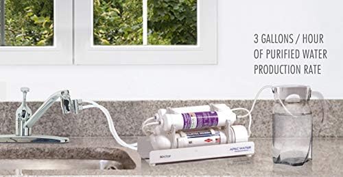 APEC Water Systems RO-CTOP-PH Alkaline Mineral Portable Countertop Reverse Osmosis Water Filter System PH+, Installation-Free, fits Most Standard Faucet - Image 7