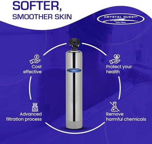 Crystal Quest Smart Filtration | Whole House Inline Water Filter | Stainless Steel | Automatic Backwash - Image 5