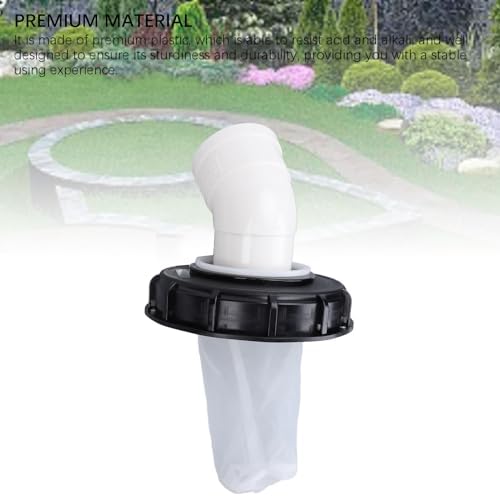 Zerodis Ton Cover, 165mm IBC Lid Filter Cover Reusable Rain Screen Filter with Extension Tube High Efficient Filtration Ton for Container Rainwater (02) - Image 7