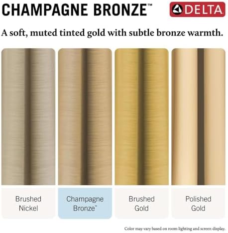 Delta Faucet Clarifi Standard Shower Filter Attachment with Filter, Shower Water Filter, Shower Head Filter, Champagne Bronze 7SF100-CZ - Image 6