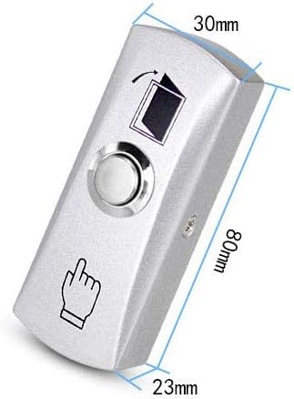 MENGQI-CONTROL 4 Remote Control Strike Lock PIN Keypad Access Control Kit 110-240V Power Supply Unit Push to Exit Button Buzzer Sounder for Visitor in - Image 6