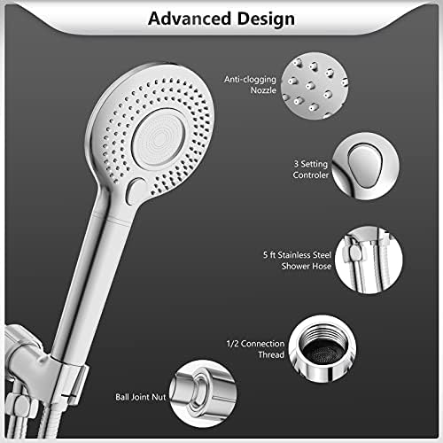 FEELSO Filtered Shower Head with Handheld, High Pressure Shower Filter Head - Image 6