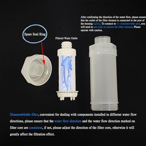 3 Pack Shower Head Filter Vitamin C Bathtub Shower Aromatherapy Replacement Cartridge Bathroom Accessories for Hard Water Filter Remove Chlorine Fluoride Heavy Metals Lemon + Jasmine + White Tea - Image 7
