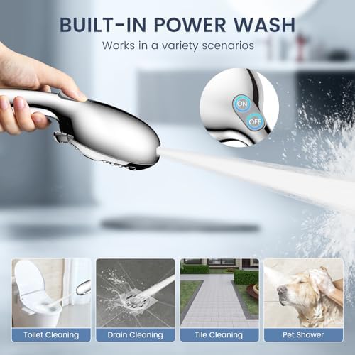 FEELSO Filtered Shower Head with Handheld, High Pressure 7-Spray Showerhead - Image 6