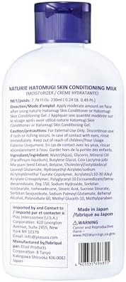 naturie Hatomugi Skin Conditioning Milk, hydrating moisturizer with hatomugi extract for face and body - Image 2