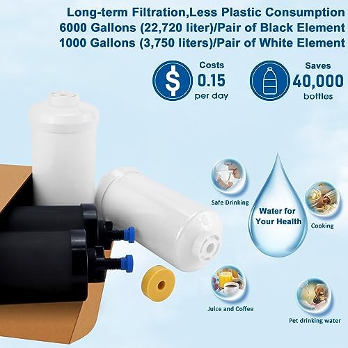 Black Activated Carbon Water Filters & Fluoride Filters fit for Berkey - Image 6